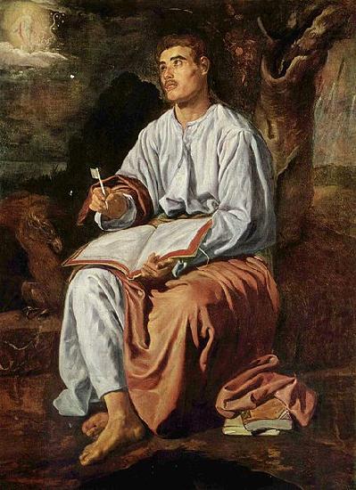 Evangelist Johannes auf Patmos, Diego Velazquez